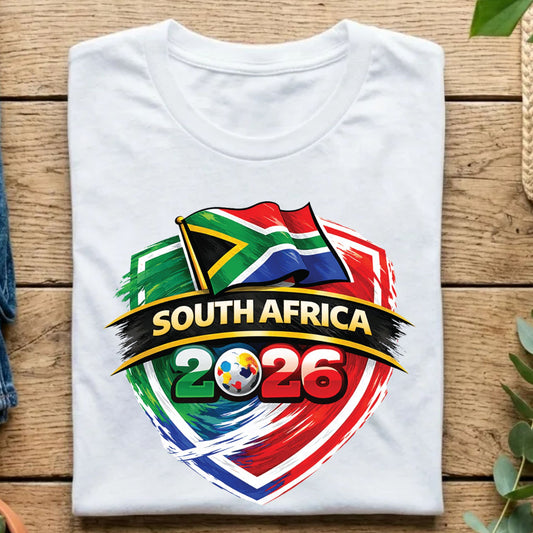 South Africa World Cup T Shirt Soccer Supporter Tees