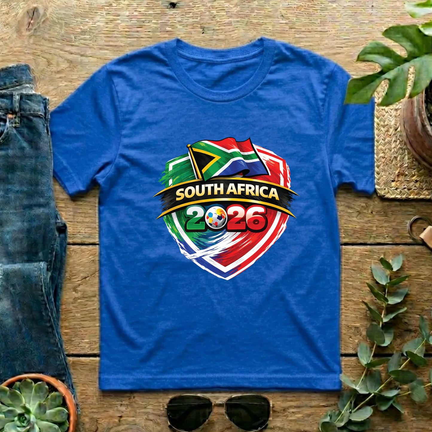 South Africa World Cup T Shirt Soccer Supporter Tees