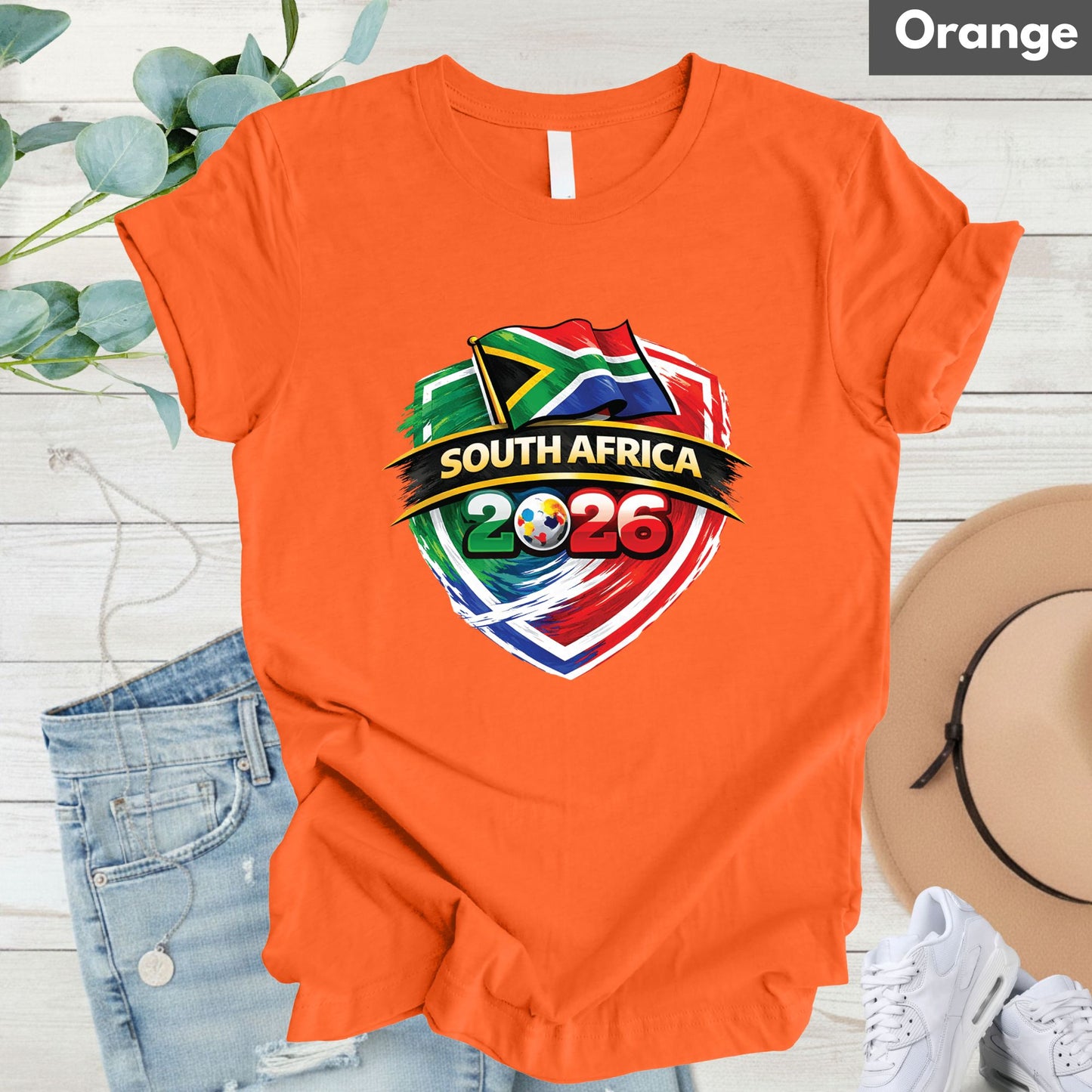 South Africa World Cup T Shirt Soccer Supporter Tees