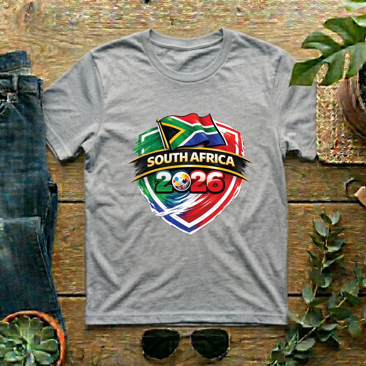 South Africa World Cup T Shirt Soccer Supporter Tees