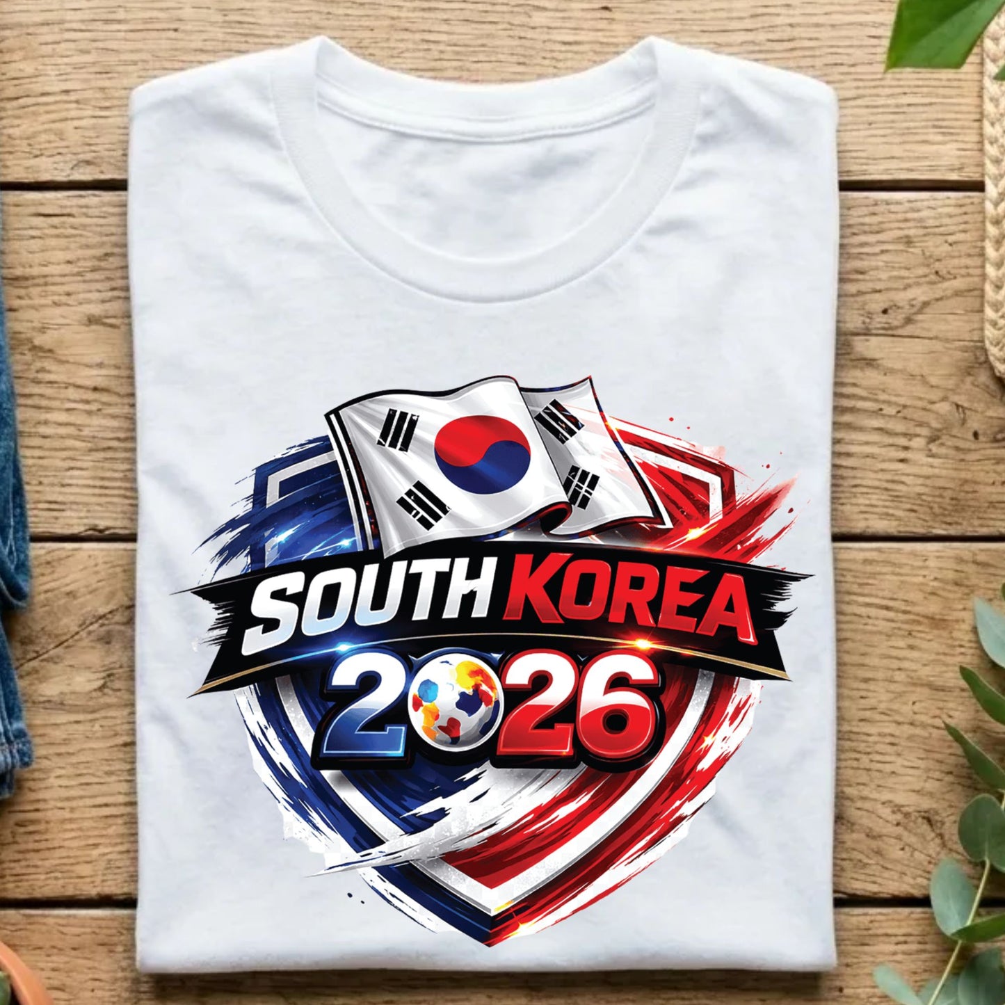 South Korea 2026 World Cup T Shirt Soccer Supporter Tees