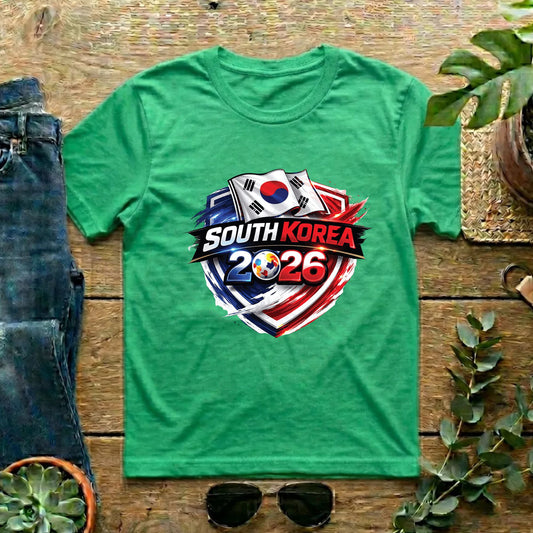 South Korea 2026 World Cup T Shirt Soccer Supporter Tees