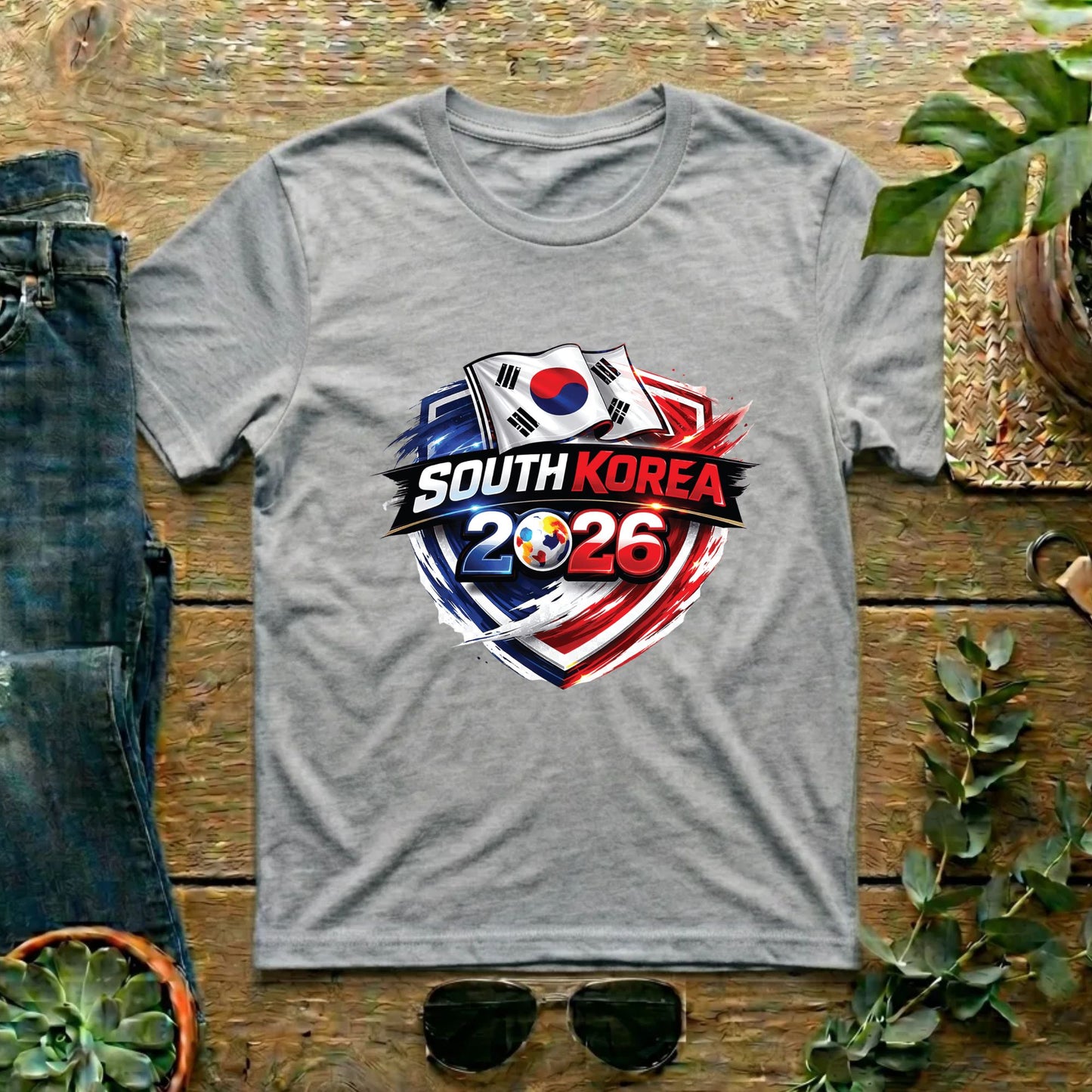 South Korea 2026 World Cup T Shirt Soccer Supporter Tees