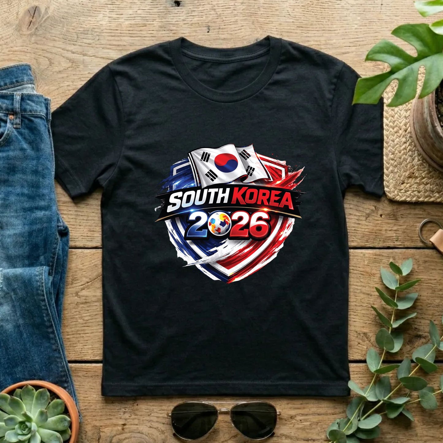 South Korea 2026 World Cup T Shirt Soccer Supporter Tees