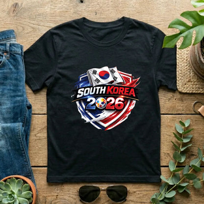 South Korea 2026 World Cup T Shirt Soccer Supporter Tees