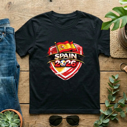 Spain World Cup T Shirt Soccer Supporter Tees