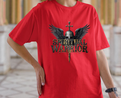 Spiritual Warrior T Shirt Christian Armor Of God Tee Knight Faith Shirt Adult Youth Toddler Baby Religious Gift Soldier For Christ Tee Shirt