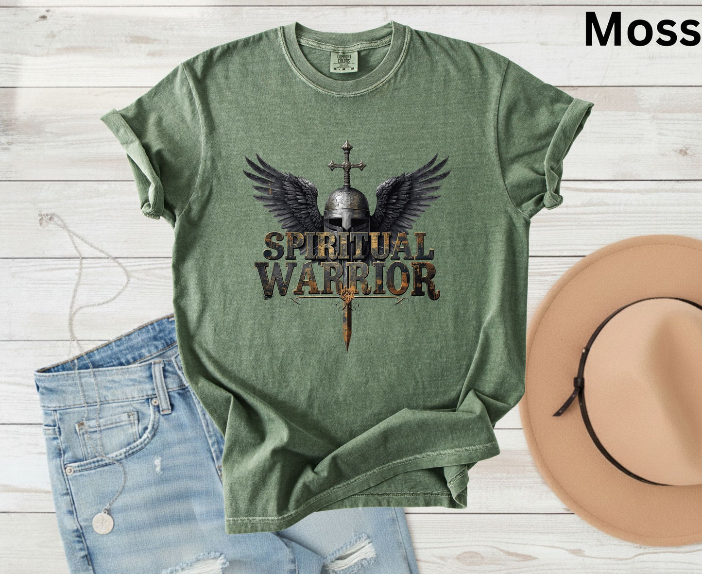Spiritual Warrior T Shirt Christian Armor Of God Tee Knight Faith Shirt Adult Youth Toddler Baby Religious Gift Soldier For Christ Tee Shirt