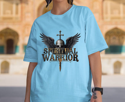 Spiritual Warrior T Shirt Christian Armor Of God Tee Knight Faith Shirt Adult Youth Toddler Baby Religious Gift Soldier For Christ Tee Shirt