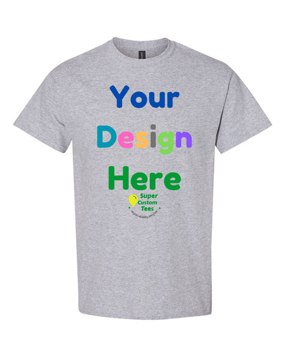 Custom T Shirts - Gildan Heavy Cotton Short Sleeve Tees - Same Day Printing
