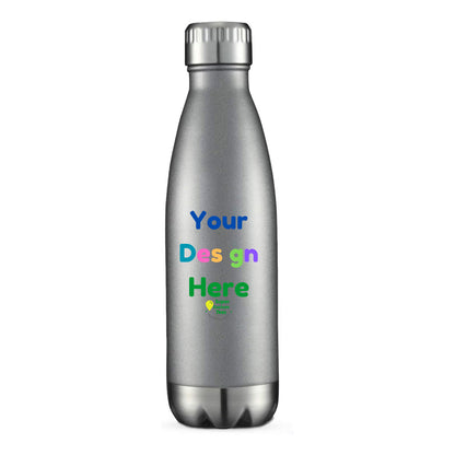 Custom Stainless Steel Water Bottle Insulated Double Wall Metal Sport Reusable Water Bottles - 17 oz