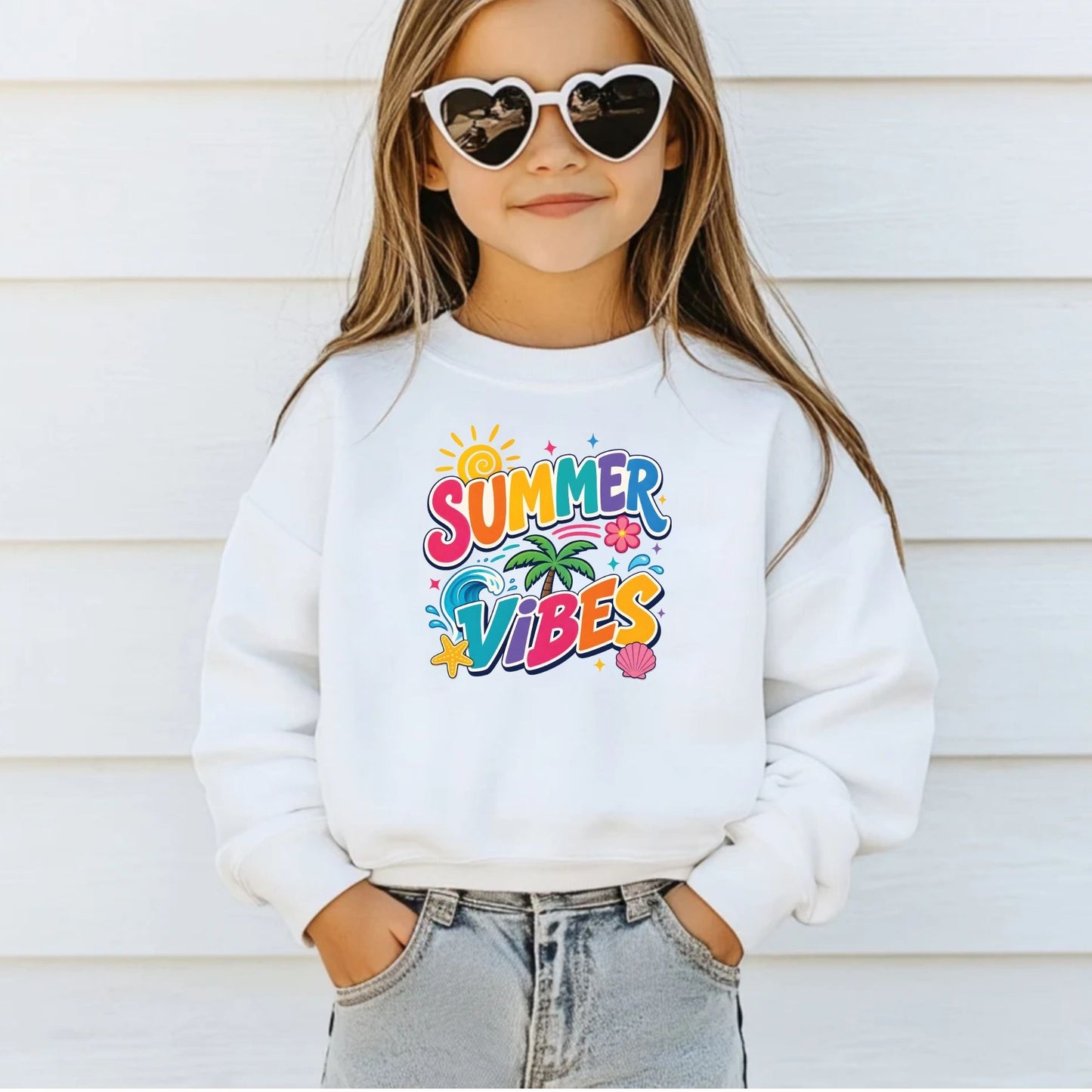 Sun Kissed Retro Sunset Beach DTF Transfer Ready to Press Summer Vacation UV DTF Sticker Typography Palm Trees Heat Transfer for Shirts