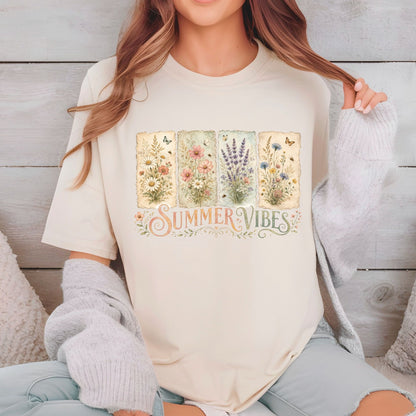 Sun Sand Surf Retro Coastal Beach DTF Transfer Ready to Press Summer Vacation UV DTF Sticker Wave & Palms Heat Transfer for Shirts