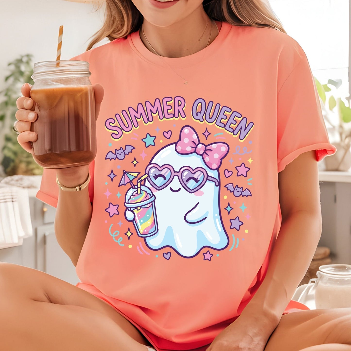 Sun Sand Surf Retro Coconut Drink DTF Transfer Ready to Press Summer Vacation UV DTF Sticker Beach Palm Trees Heat Transfer for Shirts