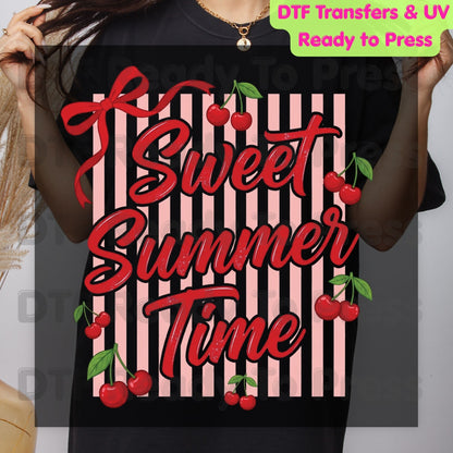 Sun and Sand a Margarita in Hand DTF Transfer Ready to Press Coquette Bow Lime Cocktail Heat Transfer for Shirts Summer Vacation UV Sticker