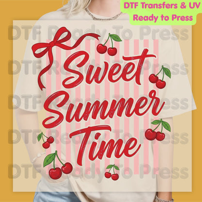 Sun and Sand a Margarita in Hand DTF Transfer Ready to Press Coquette Bow Lime Cocktail Heat Transfer for Shirts Summer Vacation UV Sticker