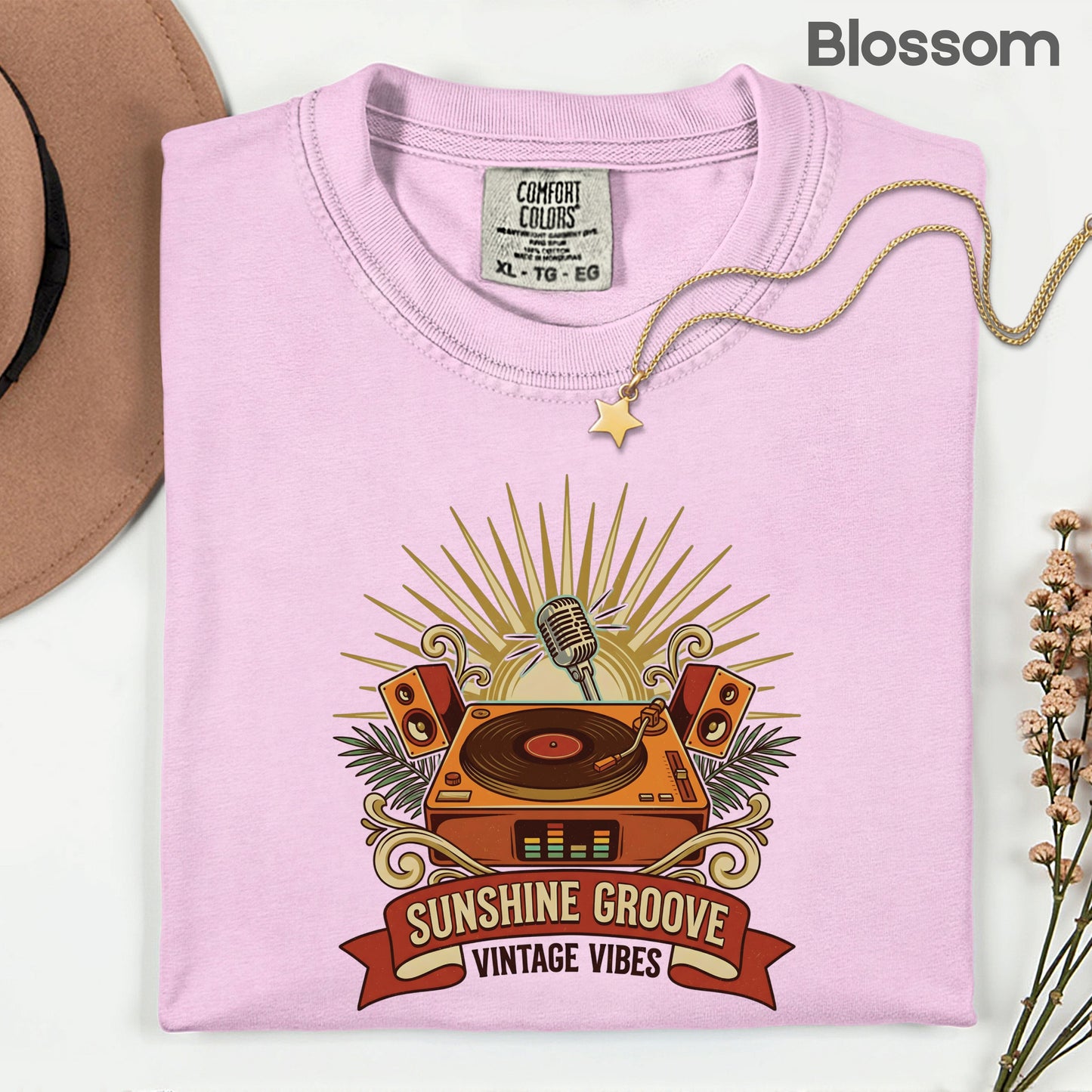 Sunshine Groove Comfort Colors T Shirt