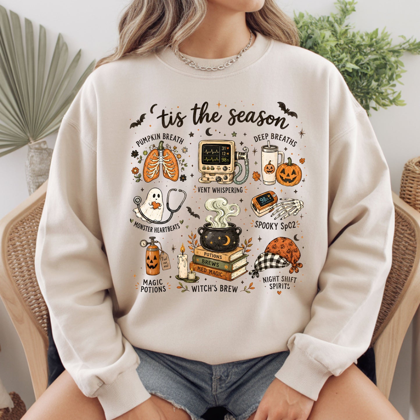 Halloween Respiratory Therapist RT Nurse T-Shirt, Spooky Season Medical Tee