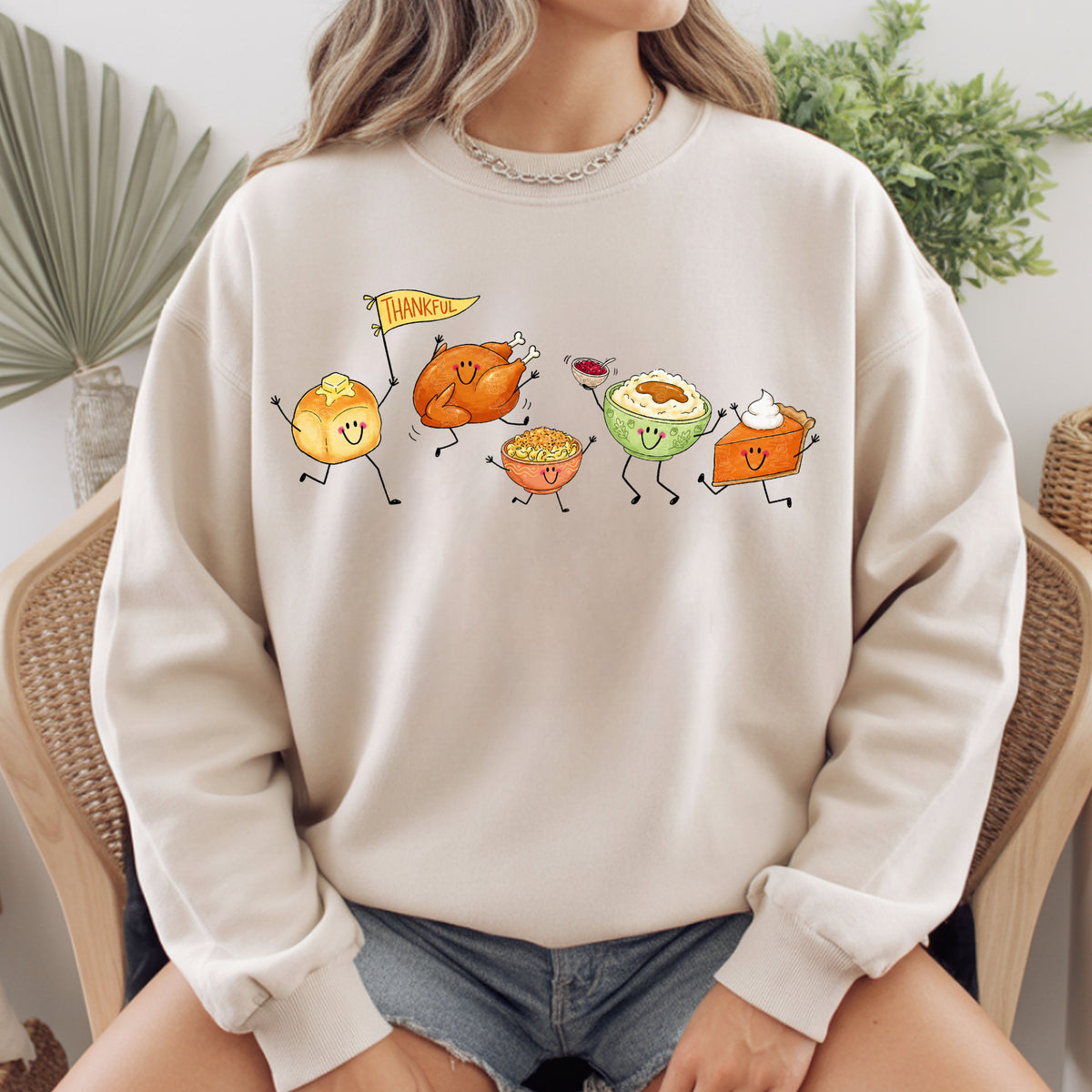 Thanksgiving Dancing Turkey T-Shirt, Food Parade Pumpkin Pie Funny Fall Tee