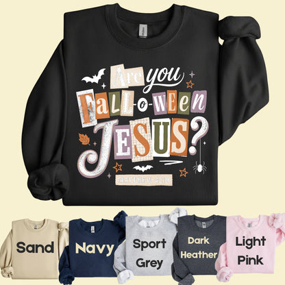 Are You Falloween Jesus Christian Halloween T-Shirt, Matthew 4:19 Ransom Note Tee