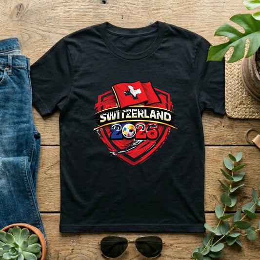 Switzerland 2026 World Cup T Shirt Soccer Supporter Tees