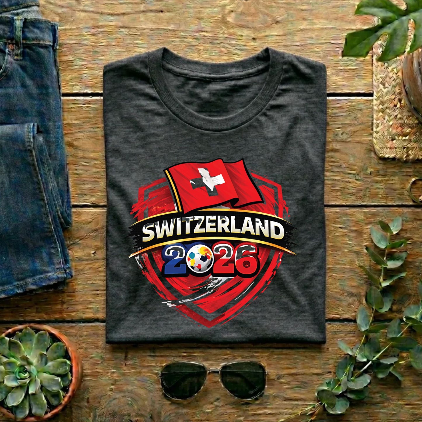 Switzerland 2026 World Cup T Shirt Soccer Supporter Tees