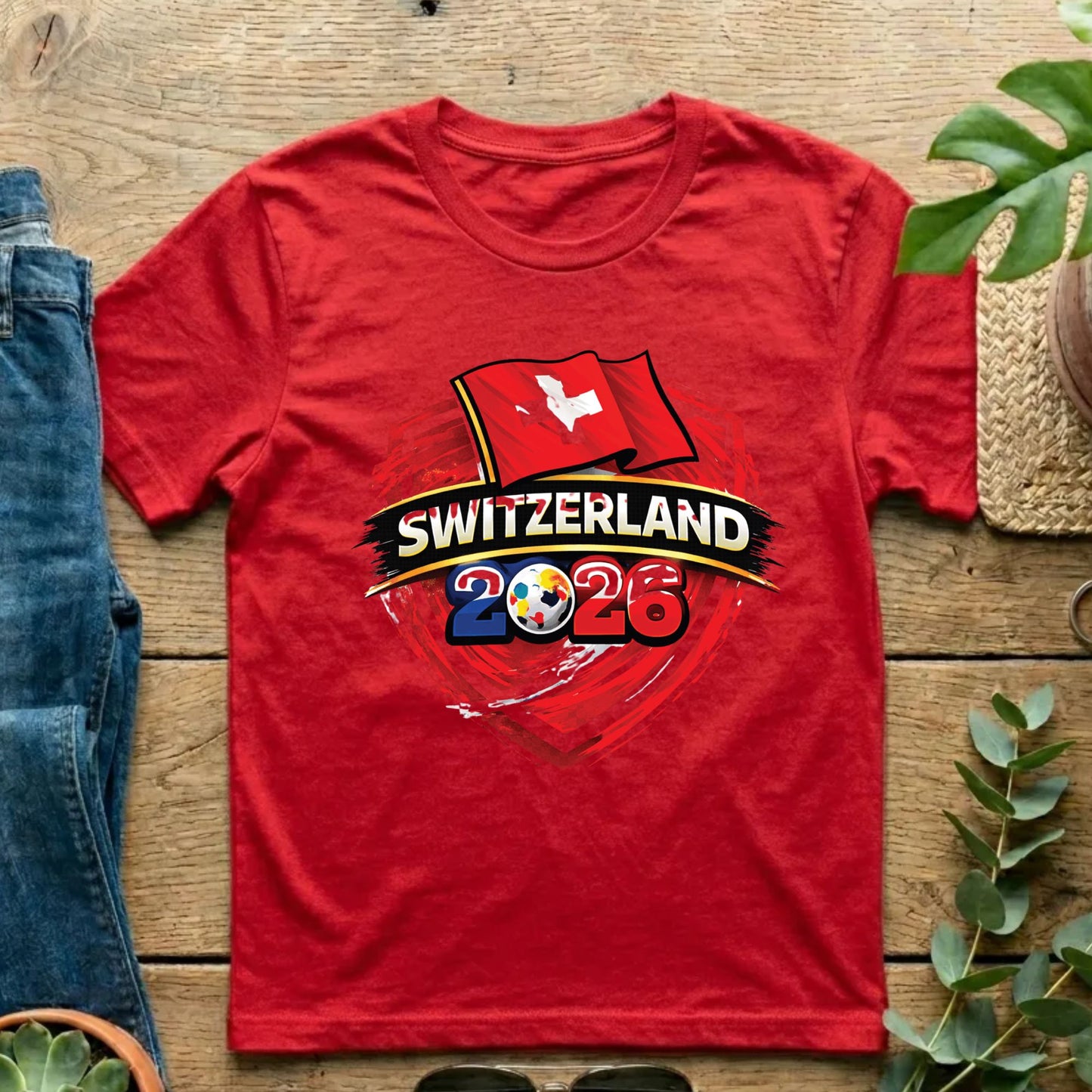Switzerland 2026 World Cup T Shirt Soccer Supporter Tees