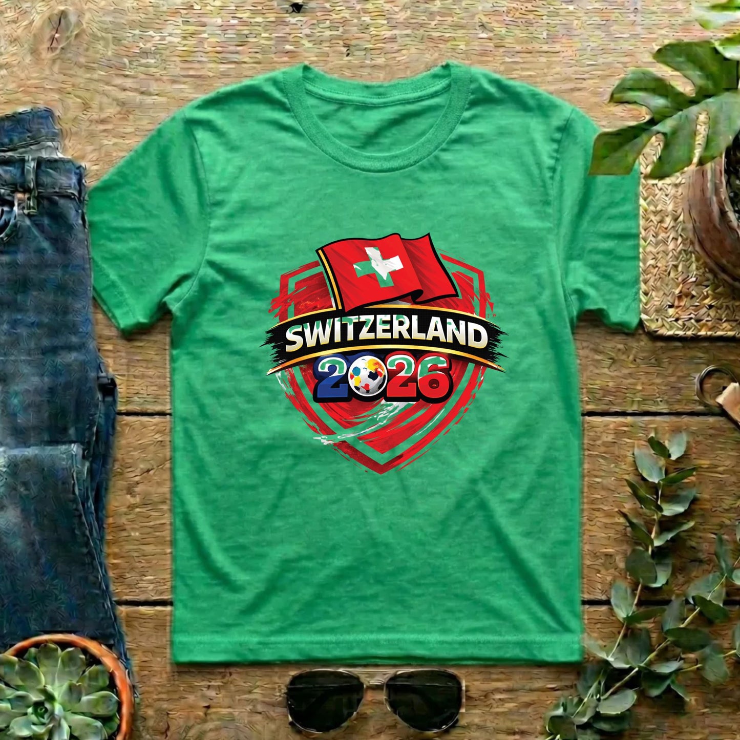 Switzerland 2026 World Cup T Shirt Soccer Supporter Tees