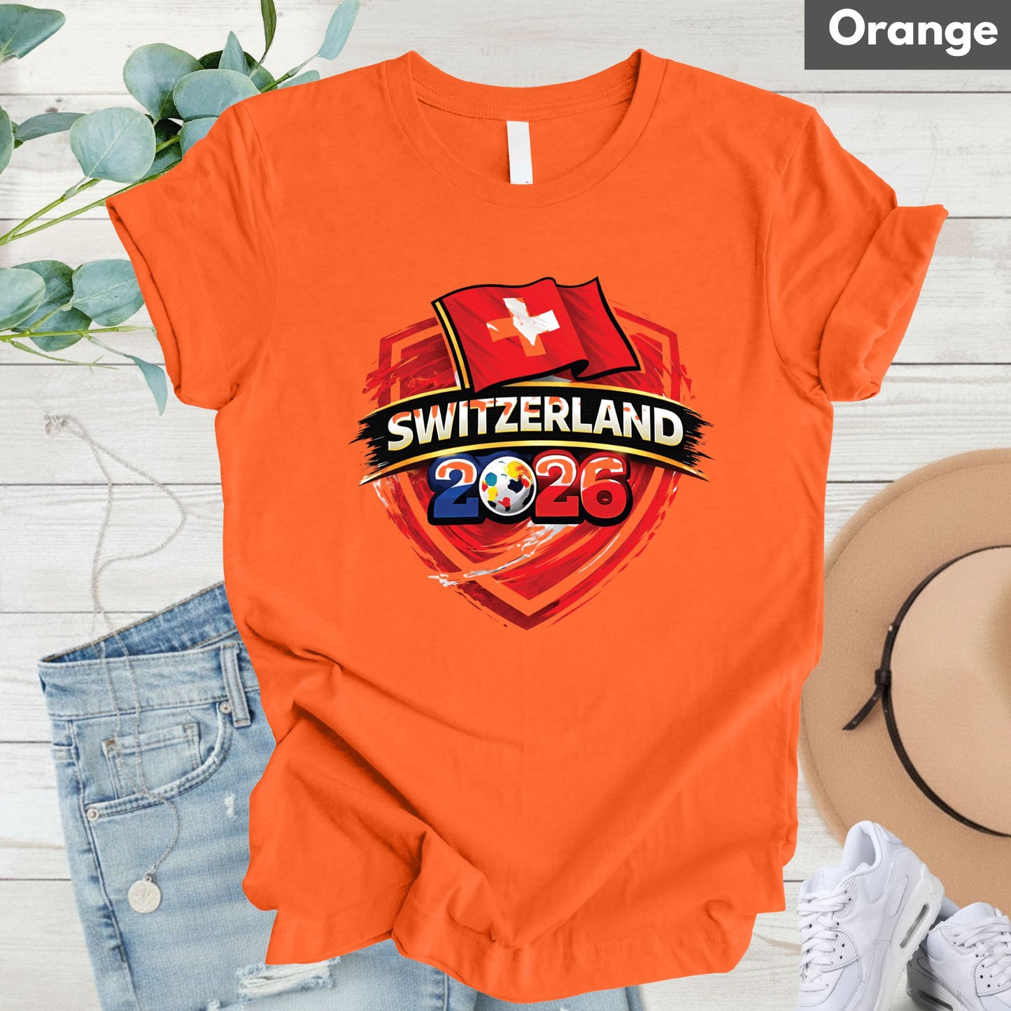 Switzerland 2026 World Cup T Shirt Soccer Supporter Tees