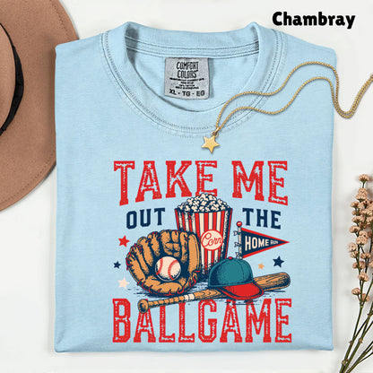 Take Me Out To The Ballgame Comfort Colors T Shirt