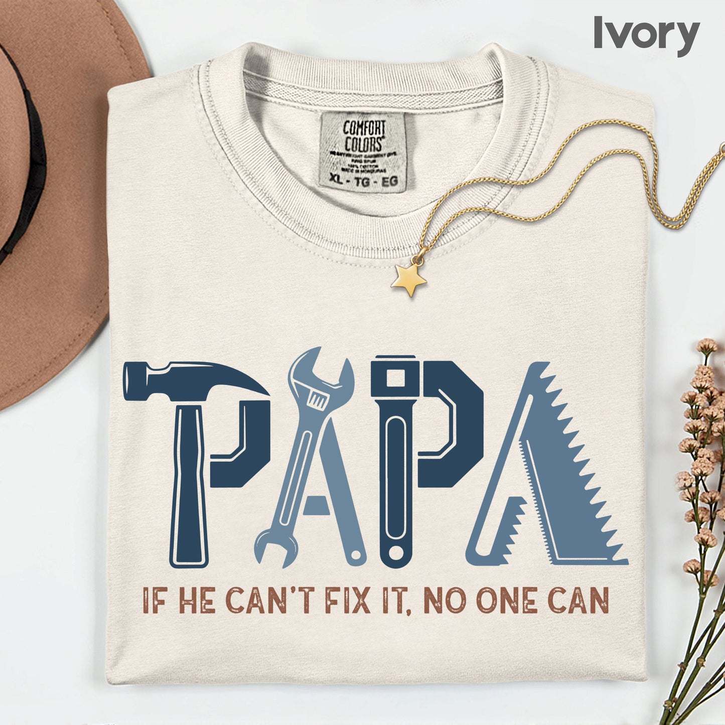Papa Comfort Colors T Shirt