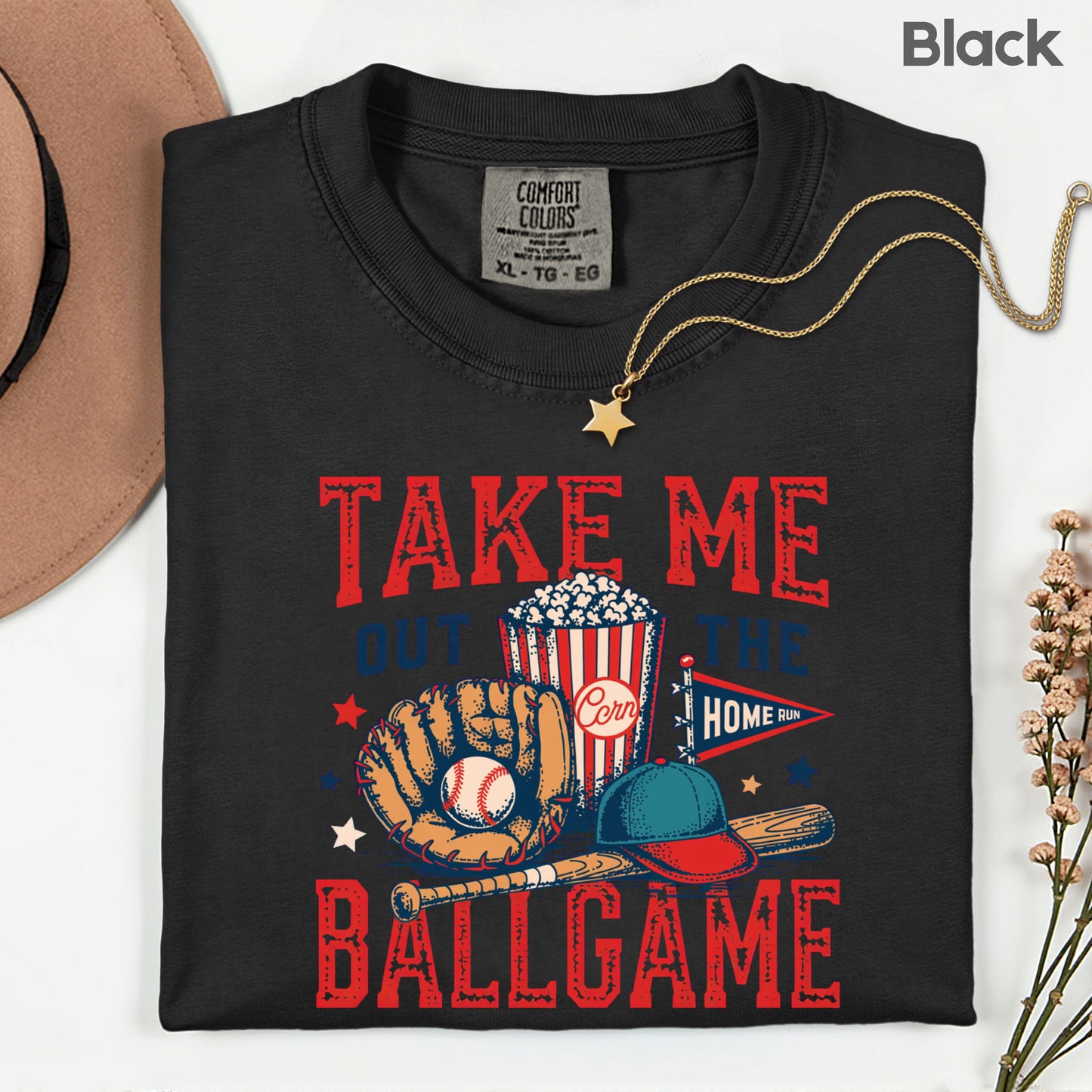 Take Me Out To The Ballgame Comfort Colors T Shirt