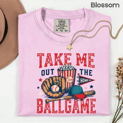 Take Me Out To The Ballgame Comfort Colors T Shirt