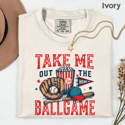 Take Me Out To The Ballgame Comfort Colors T Shirt