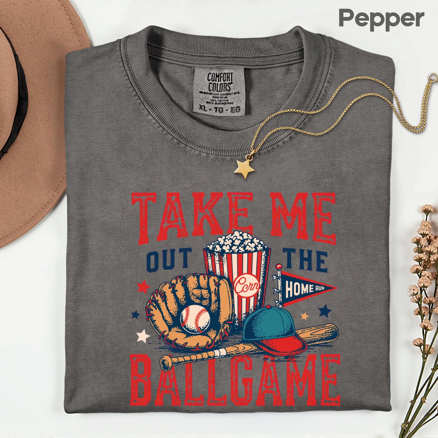 Take Me Out To The Ballgame Comfort Colors T Shirt
