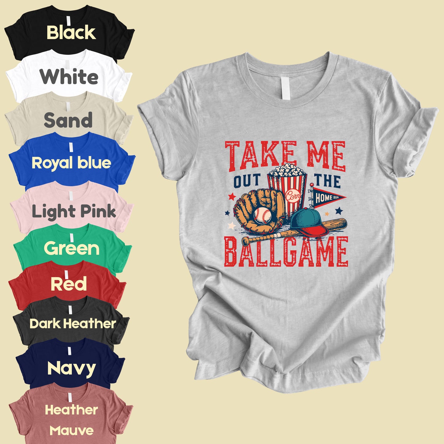 Take Me Out To The Ballgame Comfort Colors T Shirt