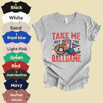 Take Me Out To The Ballgame Comfort Colors T Shirt