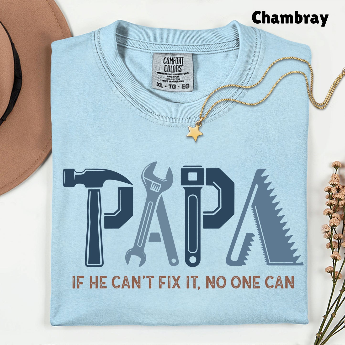 Papa Comfort Colors T Shirt