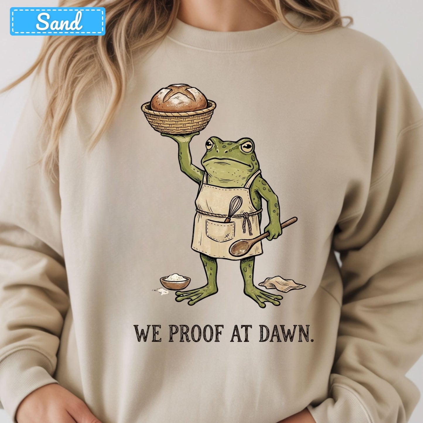 Thanksgiving Frog Baker T-Shirt, Sourdough Bread Sweatshirt, Baking Tee