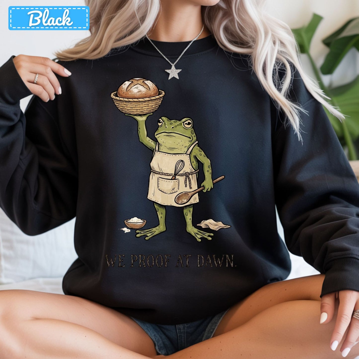 Thanksgiving Frog Baker T-Shirt, Sourdough Bread Sweatshirt, Baking Tee