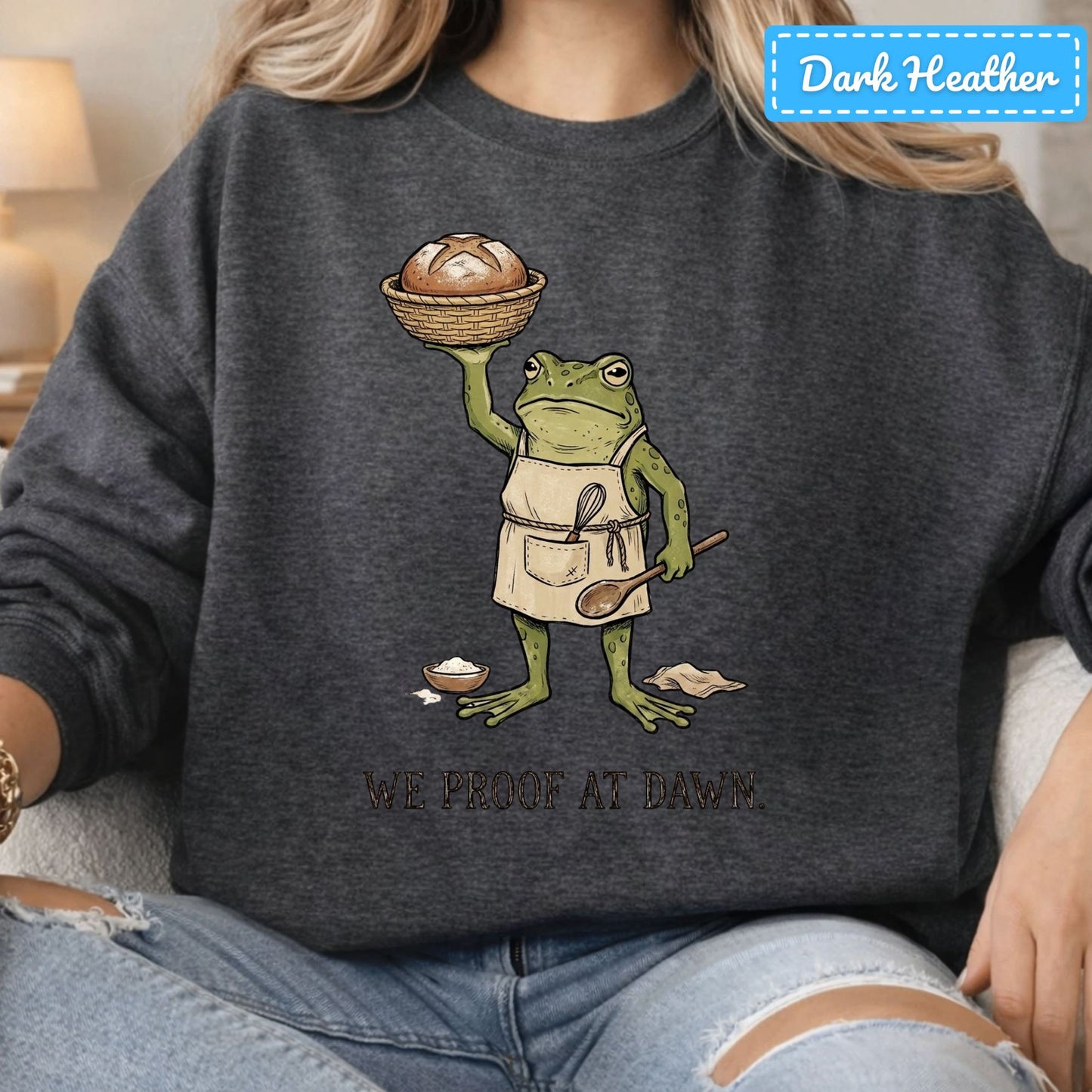 Thanksgiving Frog Baker T-Shirt, Sourdough Bread Sweatshirt, Baking Tee