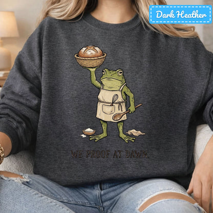 Thanksgiving Frog Baker T-Shirt, Sourdough Bread Sweatshirt, Baking Tee