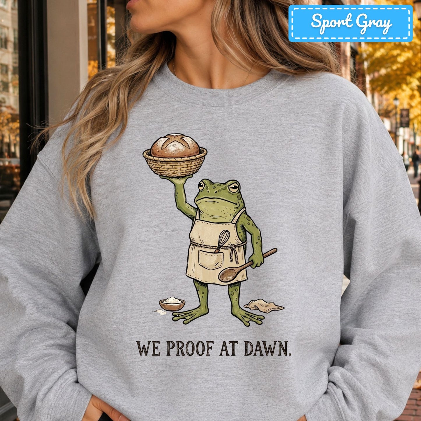 Thanksgiving Frog Baker T-Shirt, Sourdough Bread Sweatshirt, Baking Tee