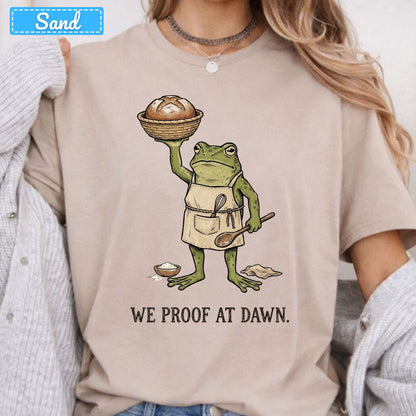 Thanksgiving Frog Baker T-Shirt, Sourdough Bread Sweatshirt, Baking Tee