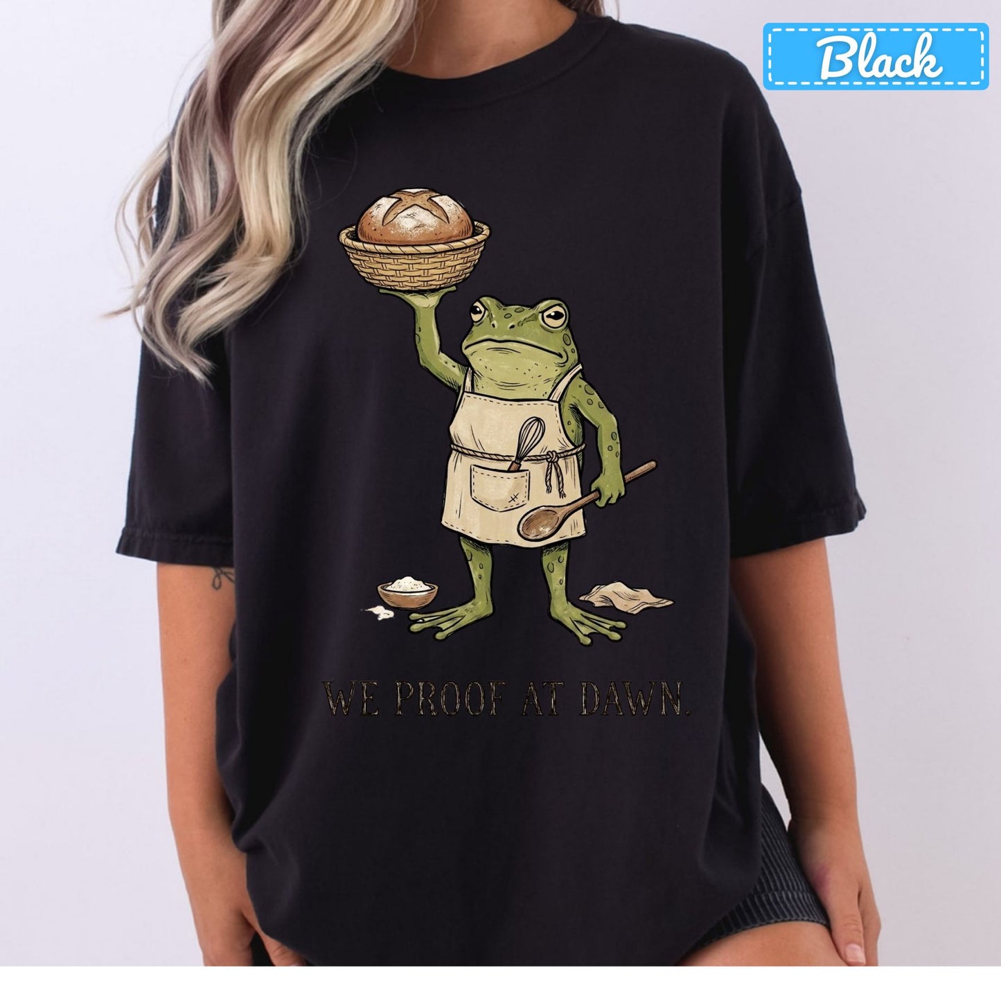Thanksgiving Frog Baker T-Shirt, Sourdough Bread Sweatshirt, Baking Tee