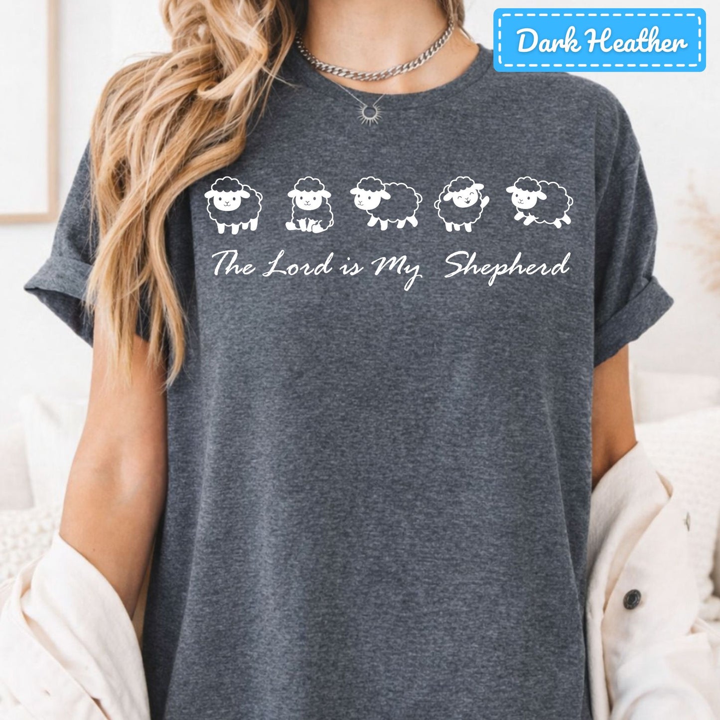 The Lord Is My Shepherd Christian T-Shirt, Sheep Flock Sweatshirt, Faith Tee