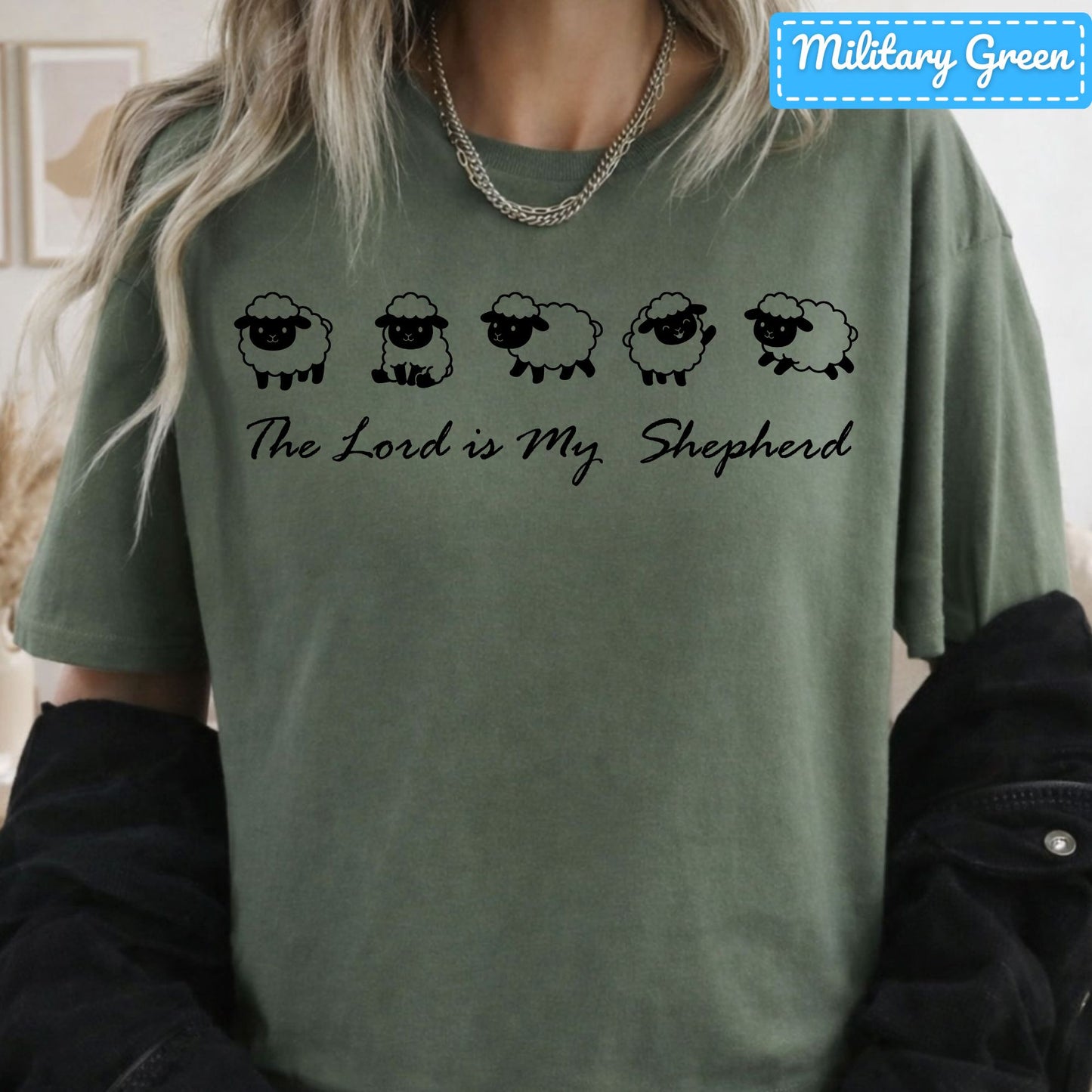 The Lord Is My Shepherd Christian T-Shirt, Sheep Flock Sweatshirt, Faith Tee