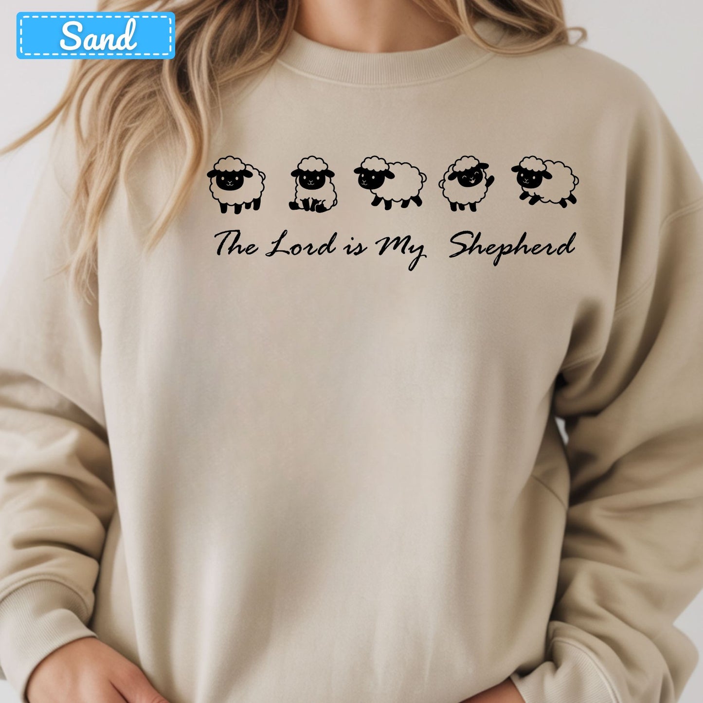 The Lord Is My Shepherd Christian T-Shirt, Sheep Flock Sweatshirt, Faith Tee
