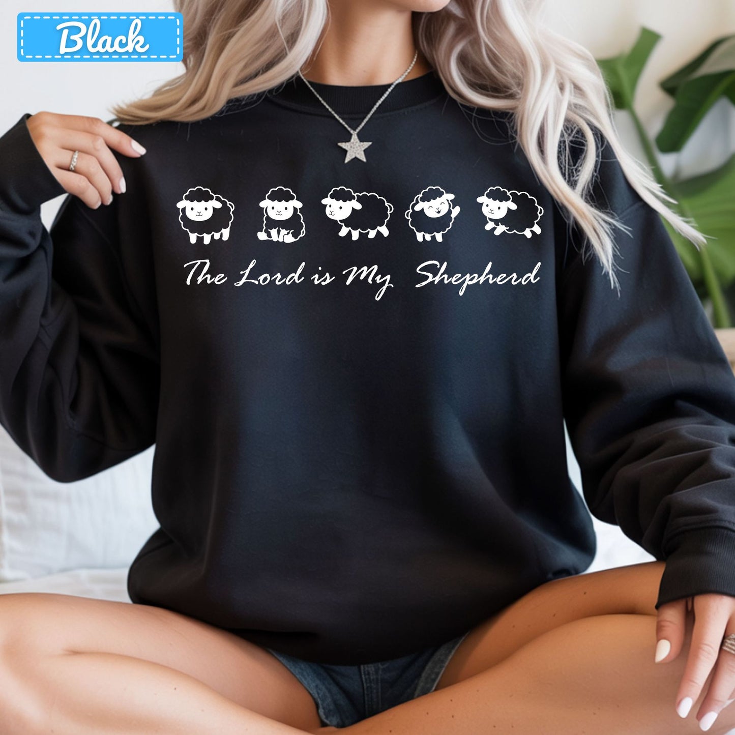 The Lord Is My Shepherd Christian T-Shirt, Sheep Flock Sweatshirt, Faith Tee
