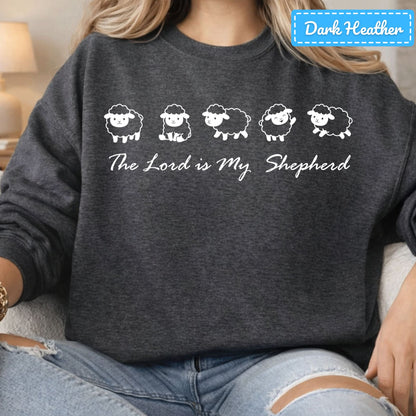 The Lord Is My Shepherd Christian T-Shirt, Sheep Flock Sweatshirt, Faith Tee